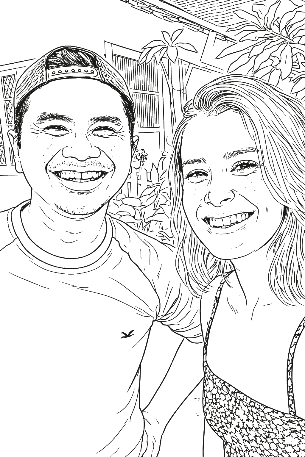 Agus und Carolin, Kotagede 2023